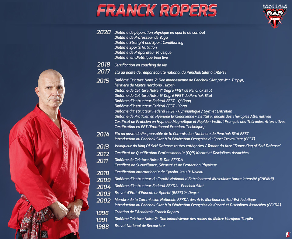 diplômes et cv Franck Ropers